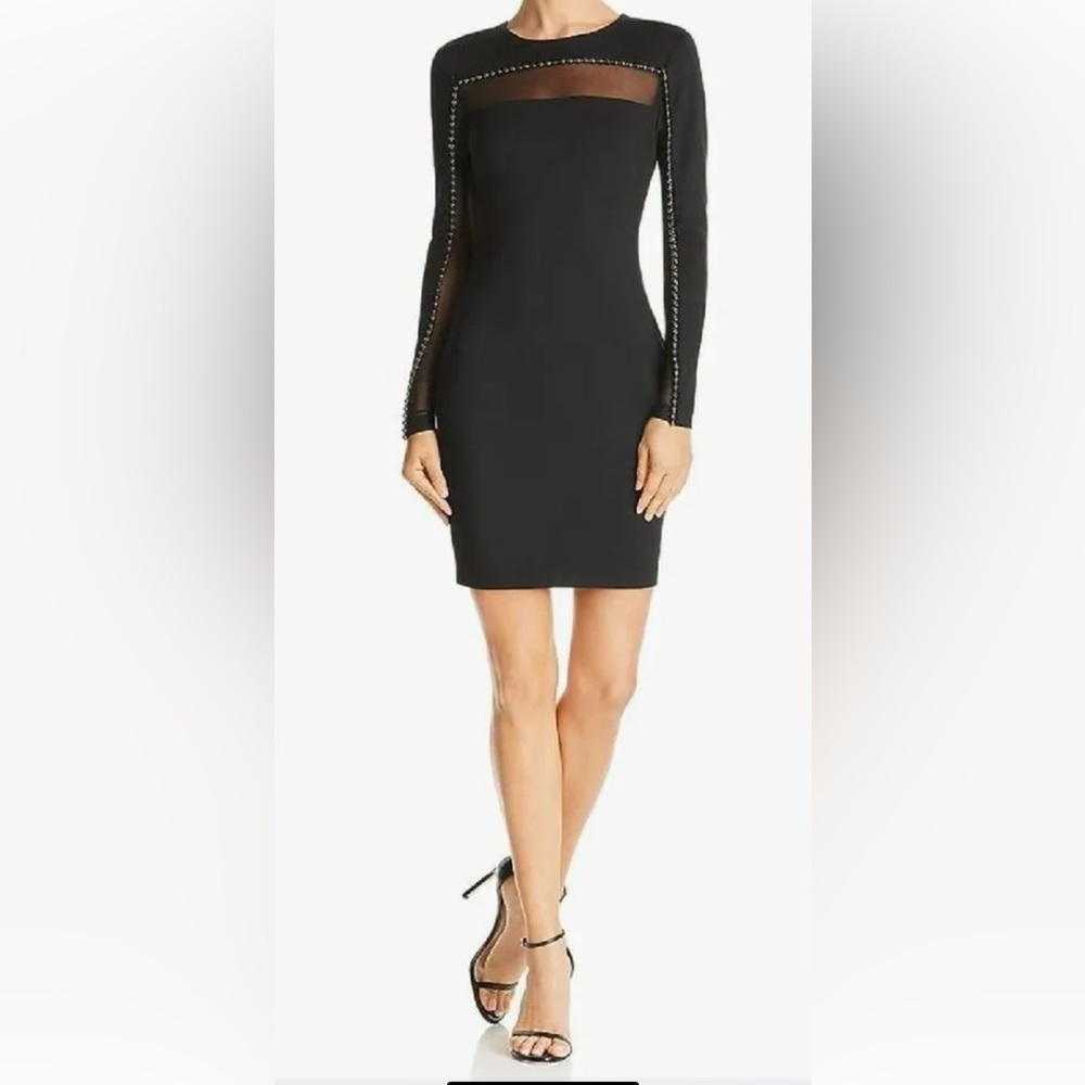 GUESS Long Sleeve Galaxy Dress Black Size XS